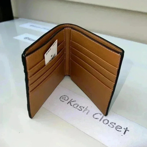 Michael Kors Cooper Mens Wallet Billfold Signature Chino - Picture 4 of 7